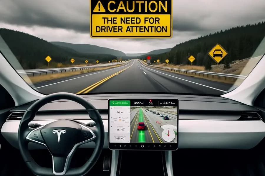 Illustration of a self driving car cockpit