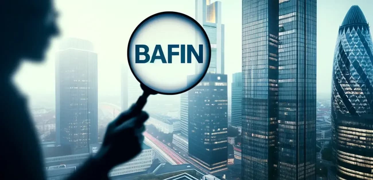 Illustration of bafin controlling banks